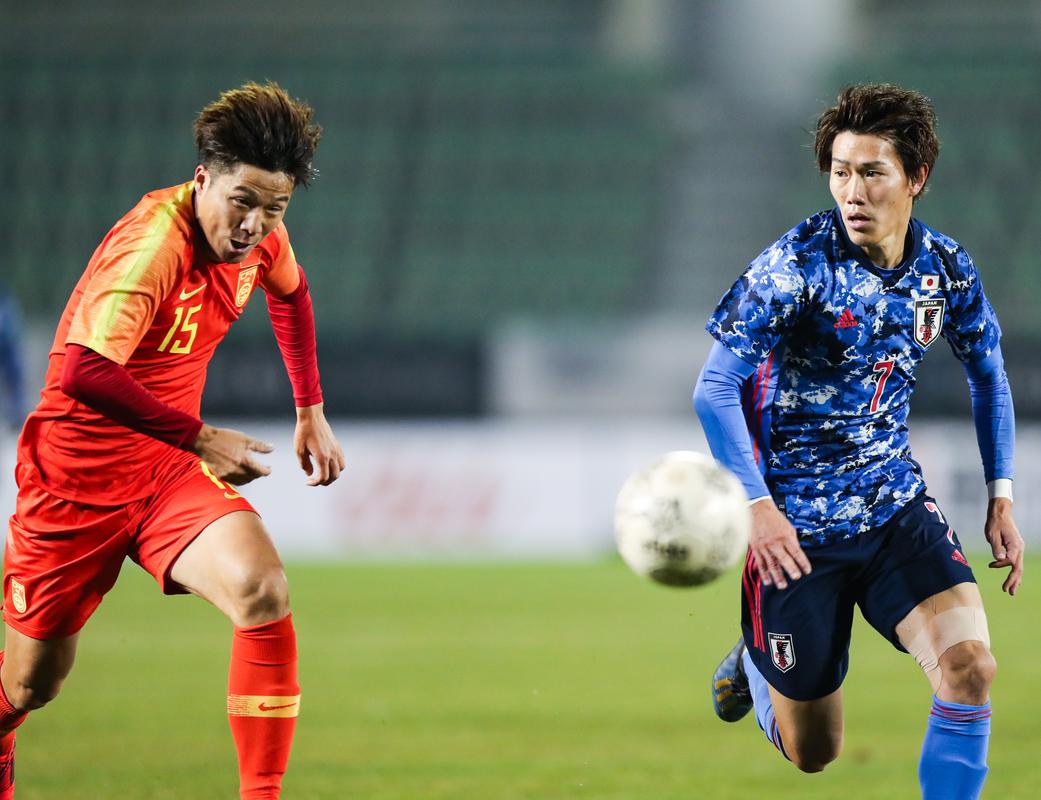 中国男足vs日本2019东亚杯