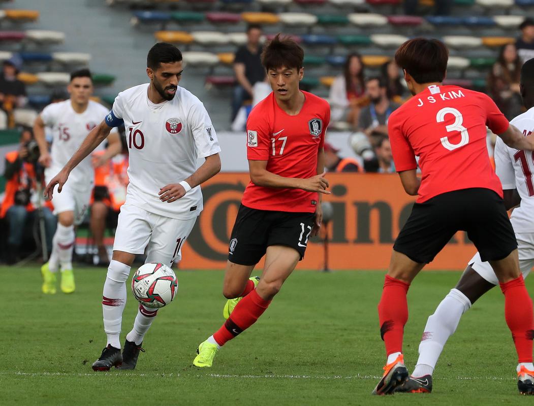 韩国vs卡塔尔足球队
